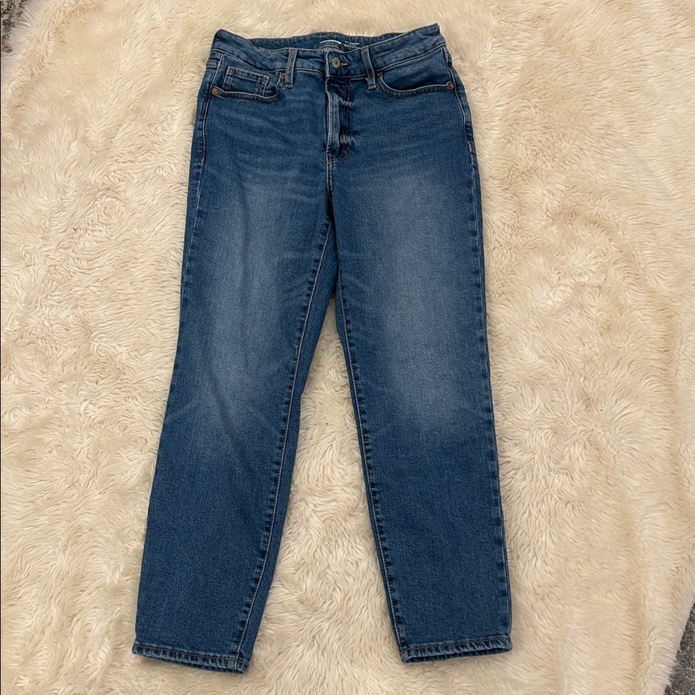 Old Navy OG Straight High Rise Jeans Size 8 - Picture 2 of 11